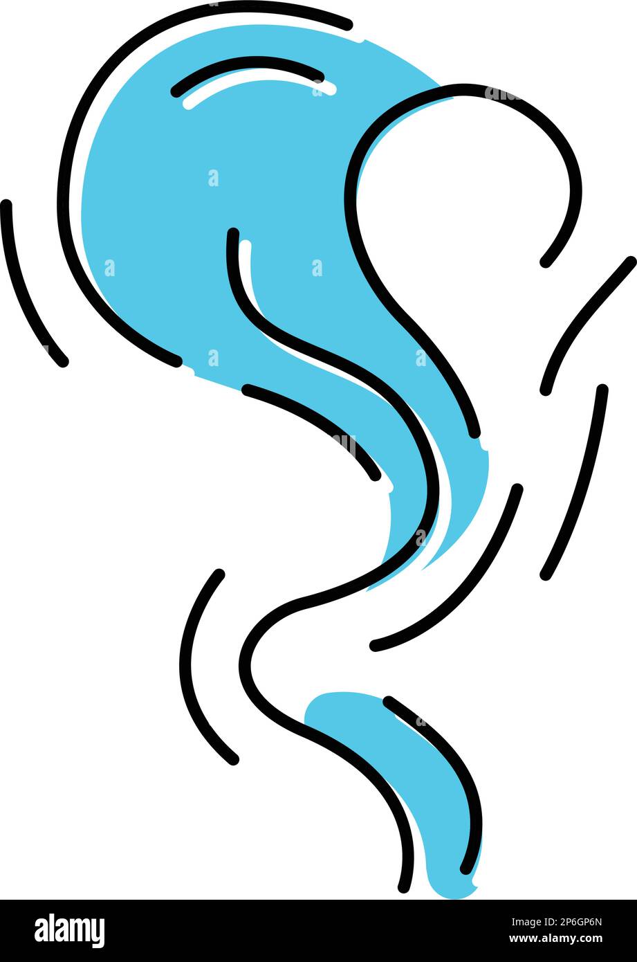 fume smell color icon vector illustration Stock Vector Image & Art - Alamy