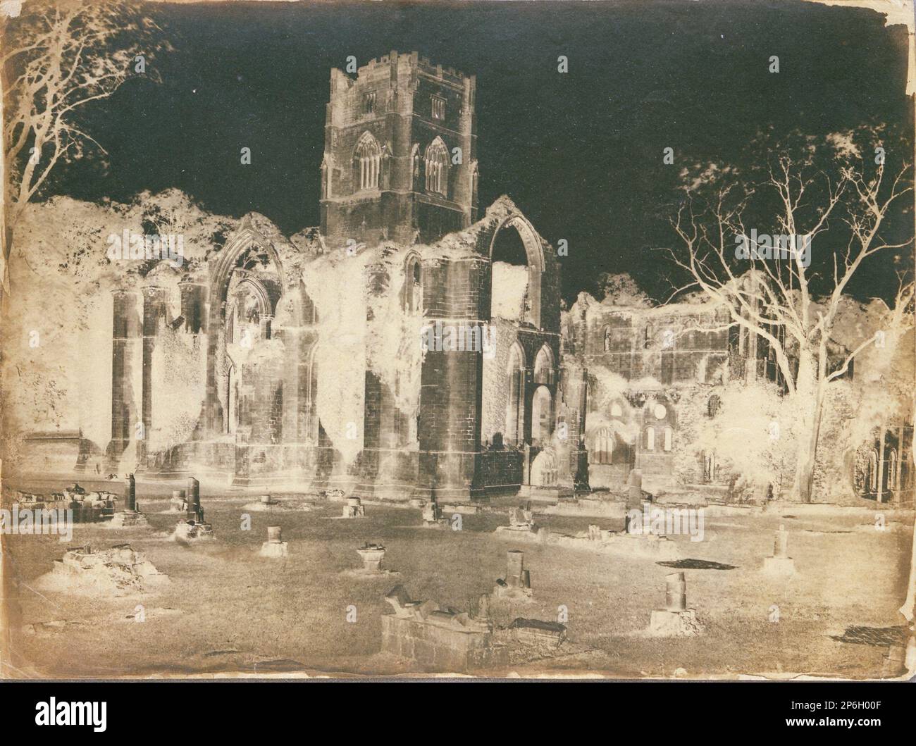 Benjamin Brecknell Turner, Fountains Abbey, Several Ground Level Ruins