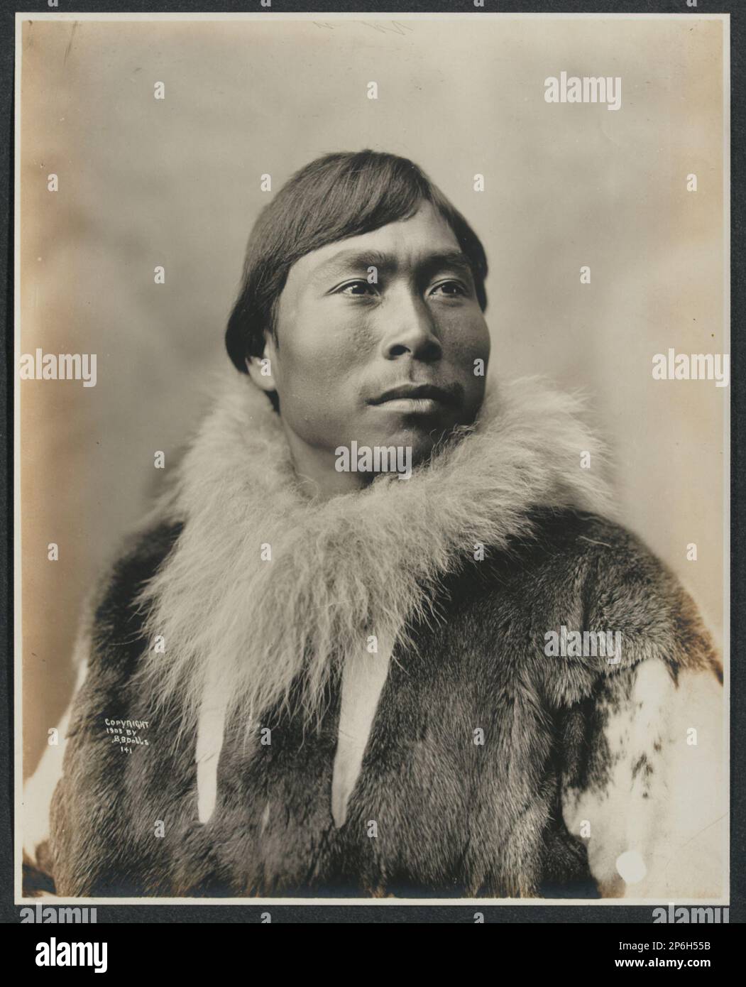 Beverly Bennett Dobbs, Portrait Of Inuit Man, 1903, Gelatin Silver ...