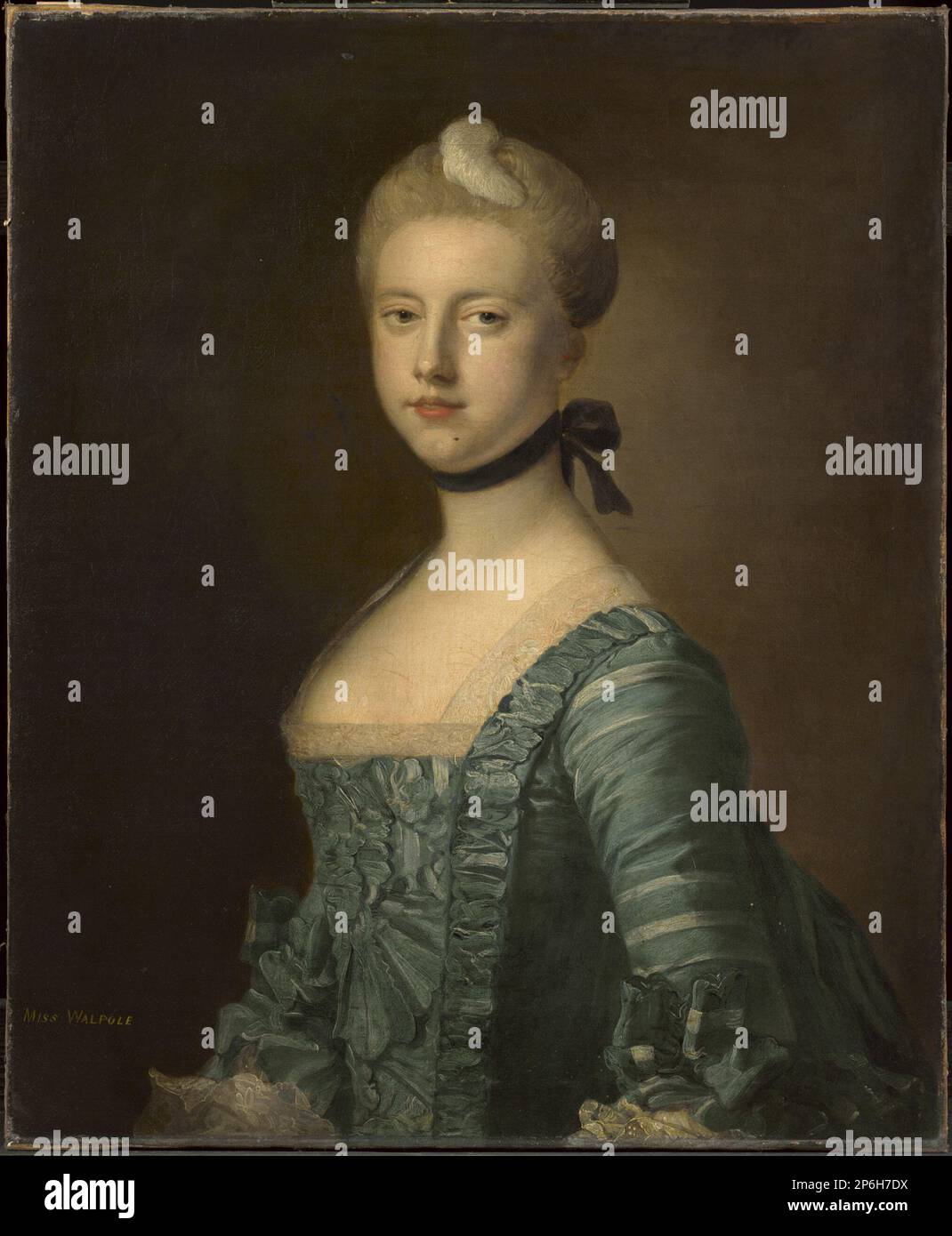 Francis Cotes, Miss C. Walpole, Afterwards Countess Dysart (one of pair