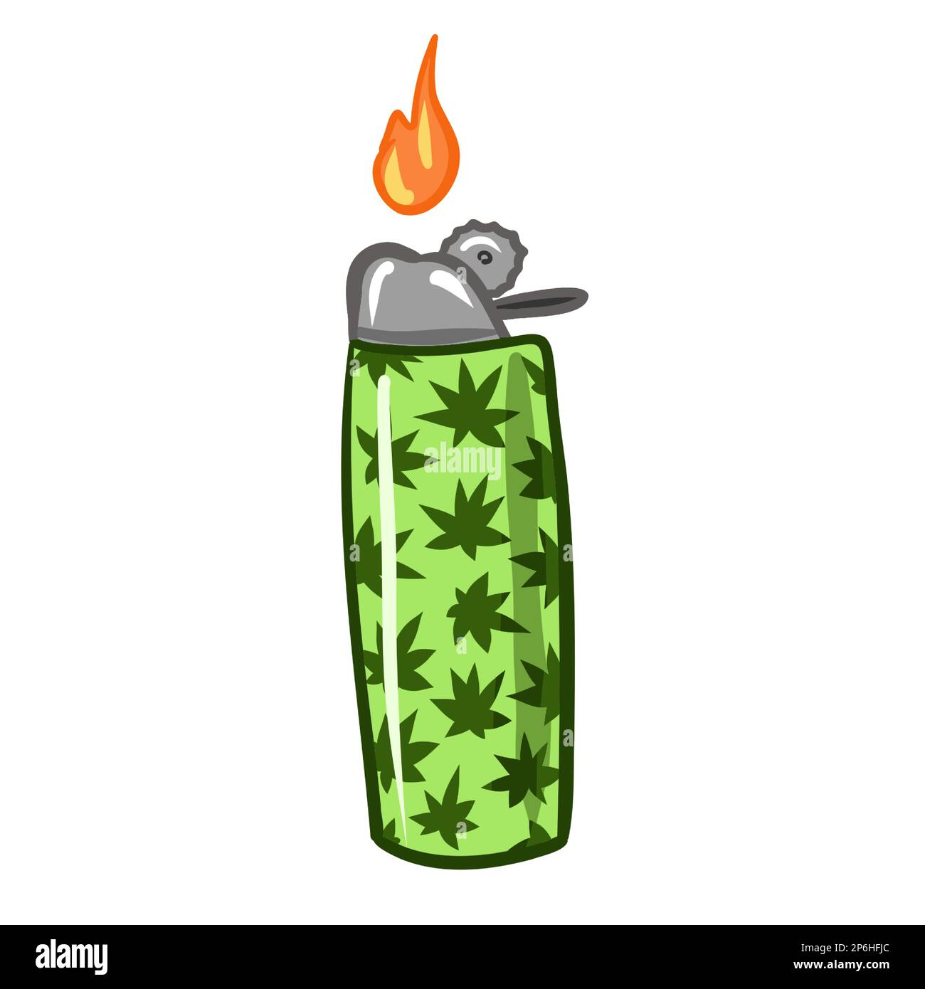 lighter for smoking. lighter with cannabis. smoke weed vector Stock Vector Image & Art Alamy