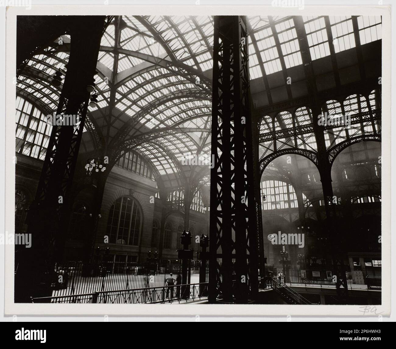 Berenice Abbott, Penn Station , 1935–38, printed 1982, gelatin silver print  Stock Photo - Alamy