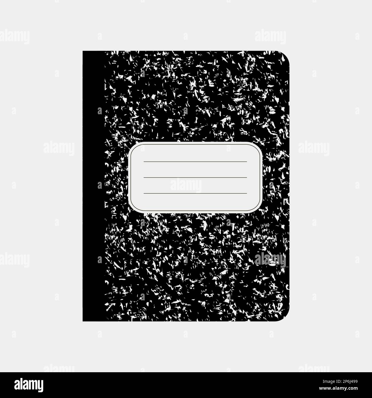 Marble notebook no background