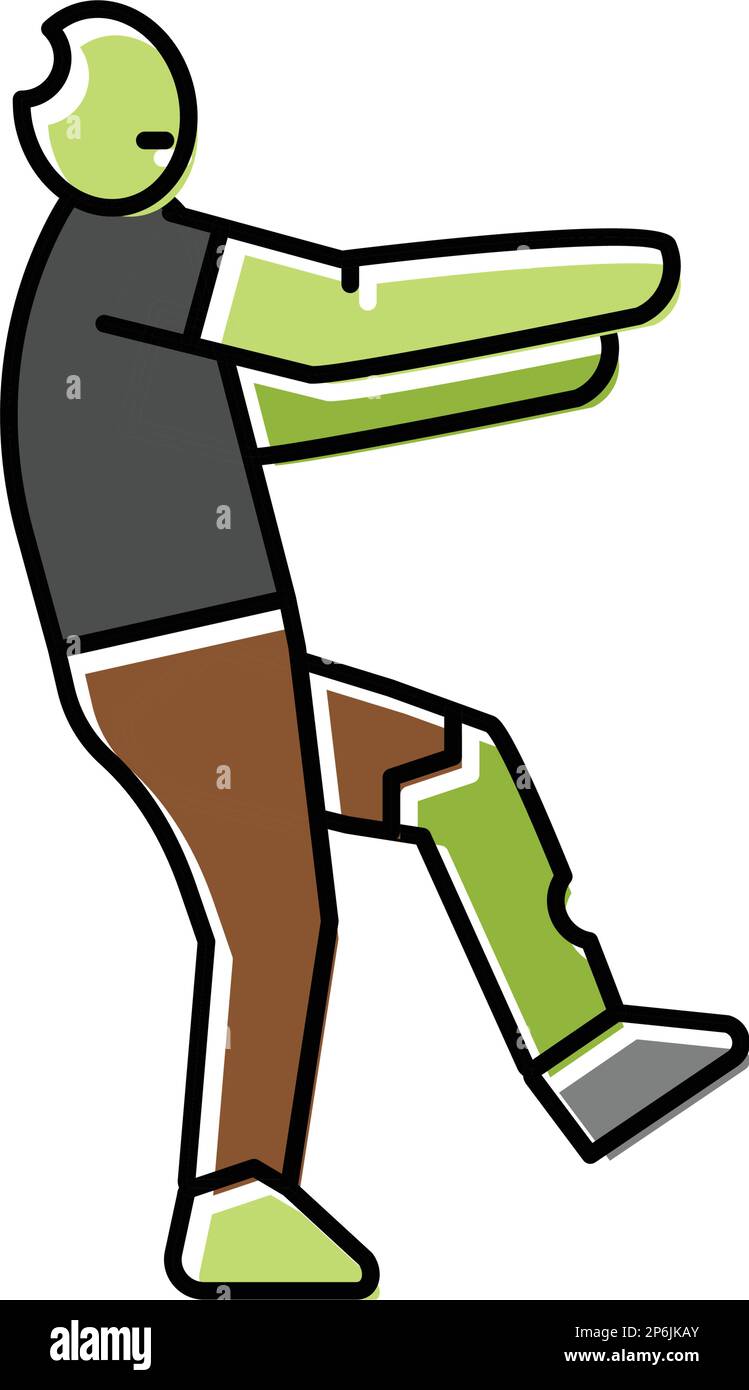 monster zombie color icon vector illustration Stock Vector Image & Art ...