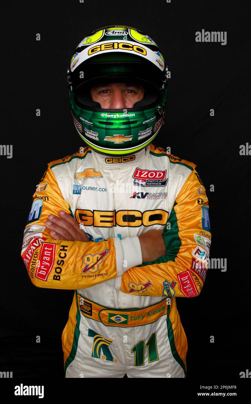 Tony Kanaan during Izod IndyCar Series portrait session in St