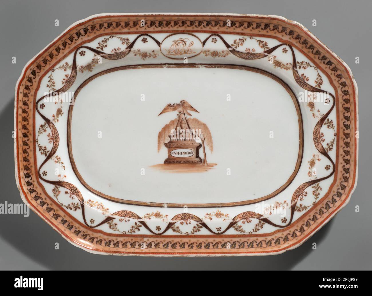 Maker Unknown, Octagonal Plate from the George Washington Memorial ...