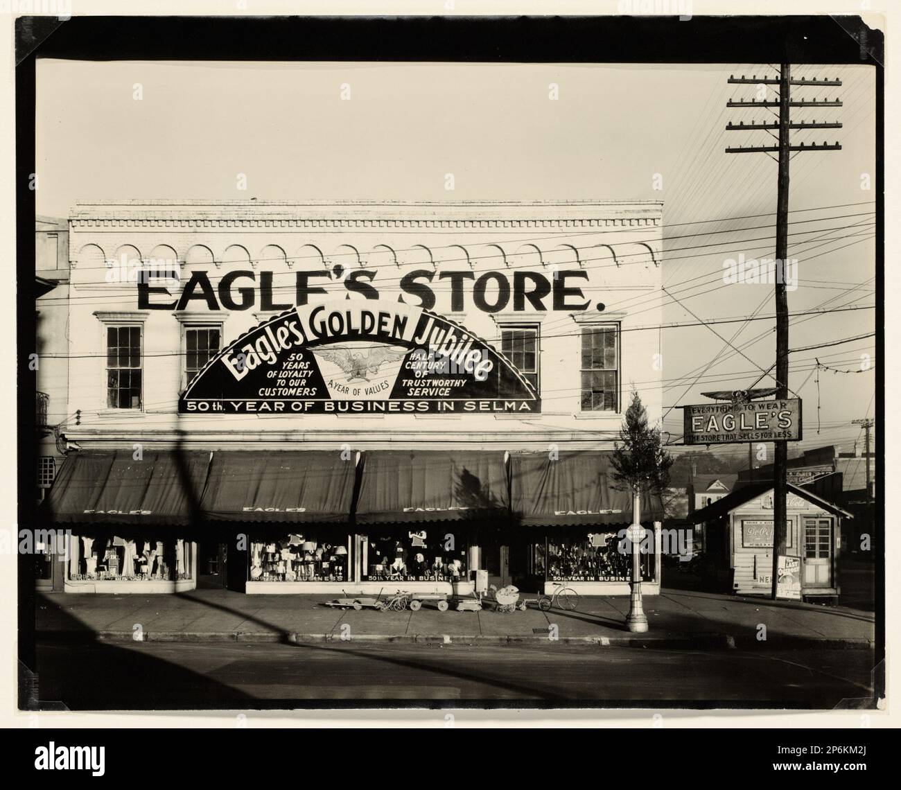 Walker Evans, Storefront, Selma, AL, 1935, vintage silver print Stock