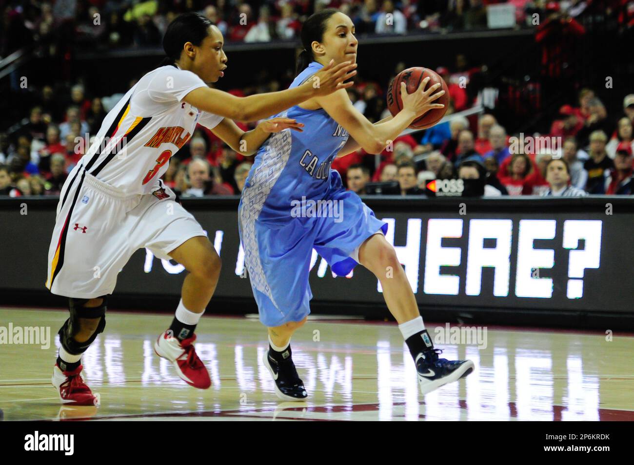 Feb 24 2012 north carolina tar heels guard shannon smith 5 battles