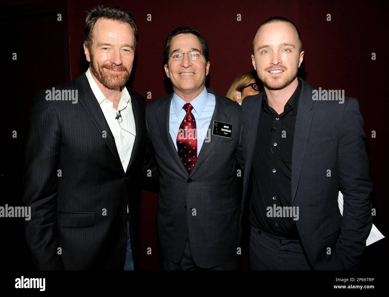 NORTH HOLLYWOOD, CA - FEBRUARY 23: (L-R) Actor Bryan Cranston, Academy ...