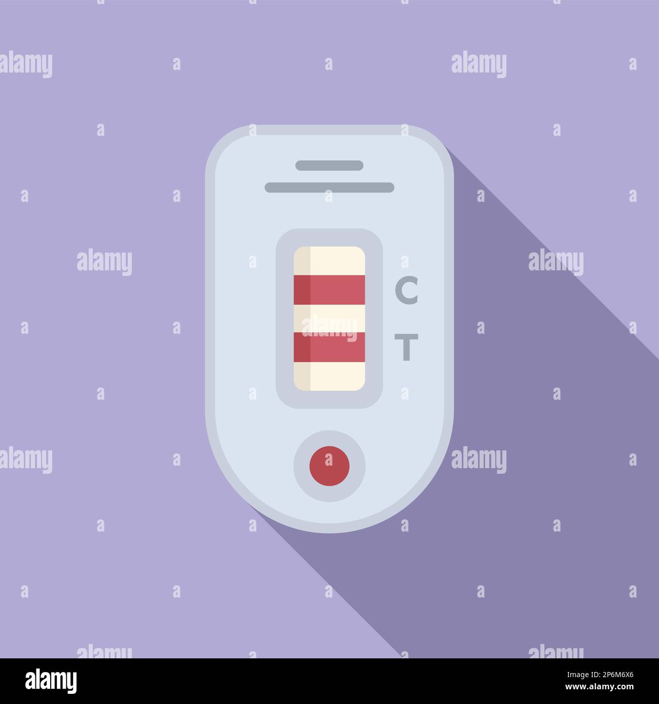 Check test icon flat vector. Nose sample. Nurse patient Stock Vector ...