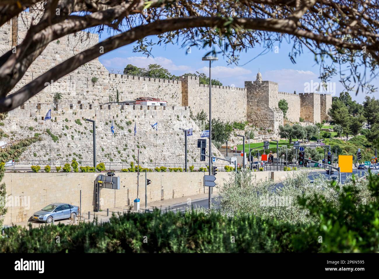 Road signs jerusalem hi-res stock photography and images - Alamy