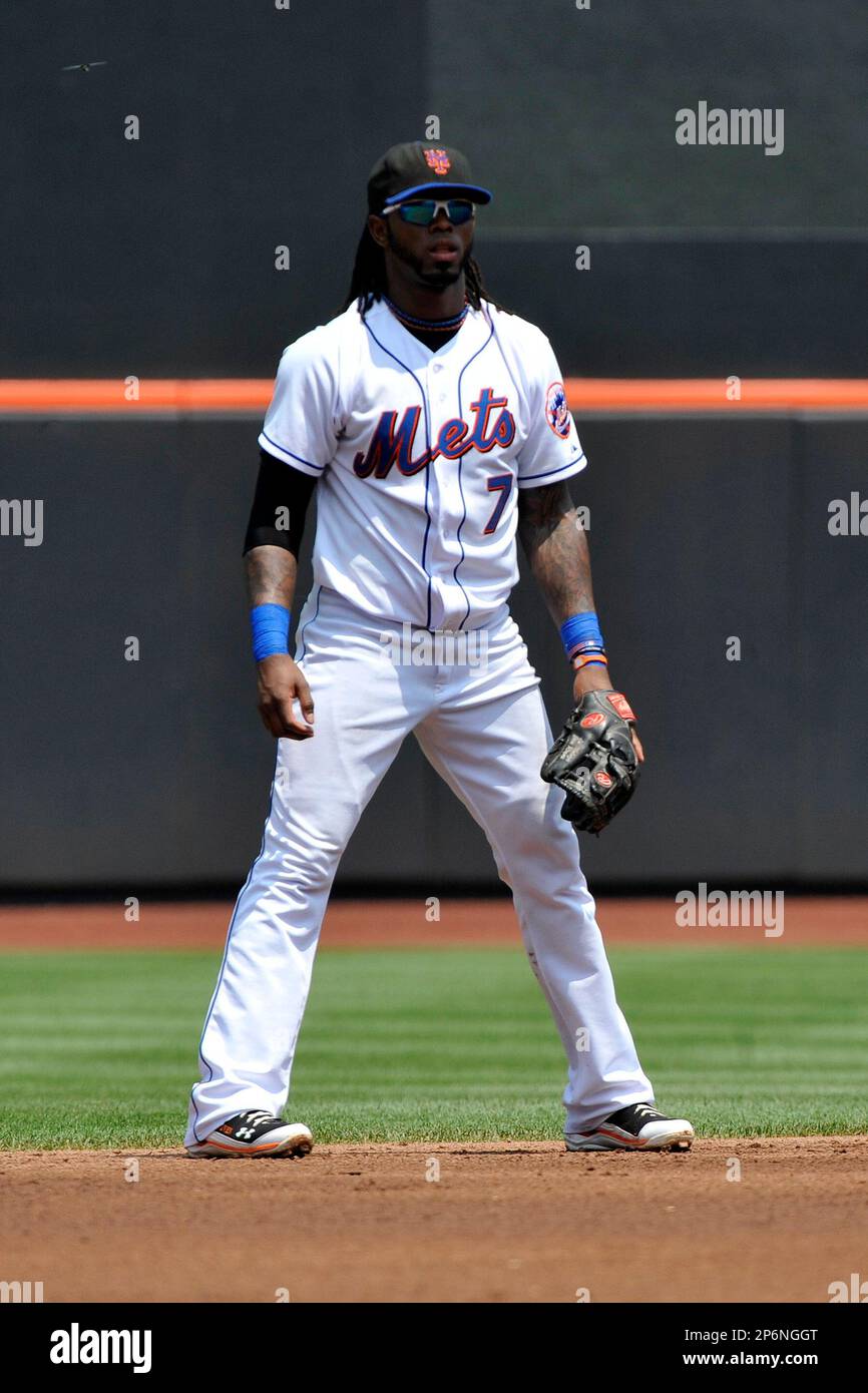 Mets Infielder Jose Reyes (#7). The Yankees defeated the Mets 2-1in the  game played at Citi fied in Flushing, New York. (Credit Image: © Anthony  Gruppuso/Southcreek Global/ZUMApress.com Stock Photo - Alamy