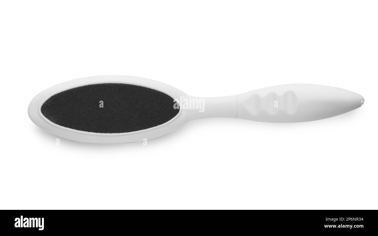Foot file on white background, top view. Pedicure tool Stock Photo Alamy