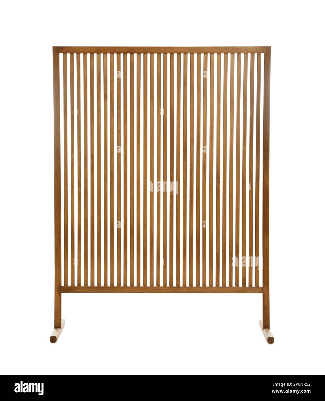 Wooden room divider screen isolated on white Stock Photo Alamy
