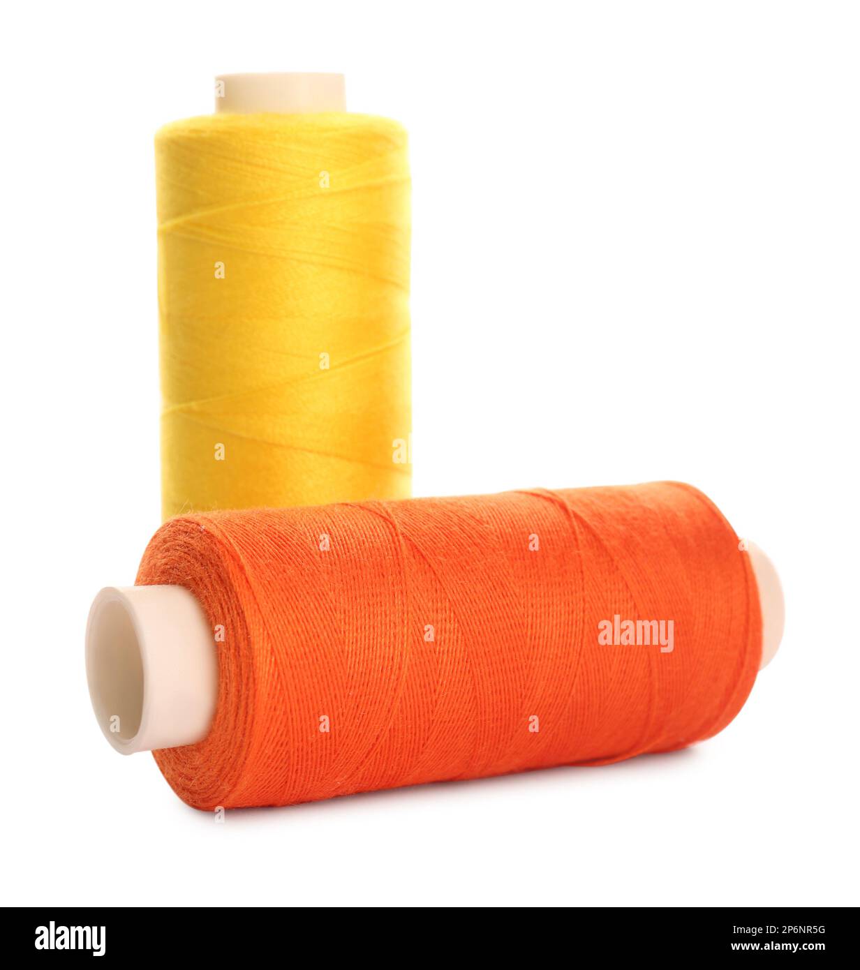 Different colorful sewing threads on white background Stock Photo - Alamy