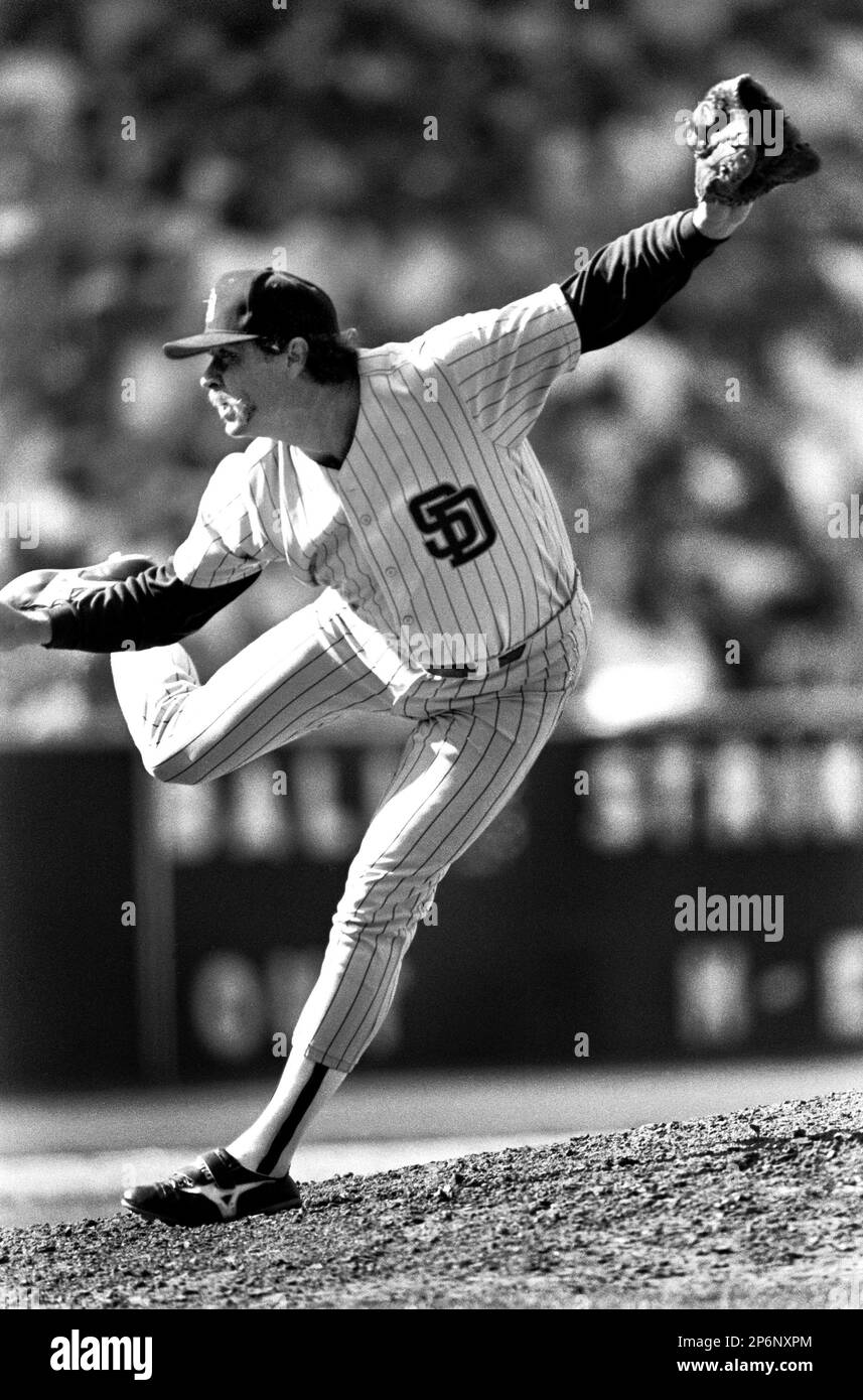 San Diego Padres pitcher Goose Gossage during a game against the Los