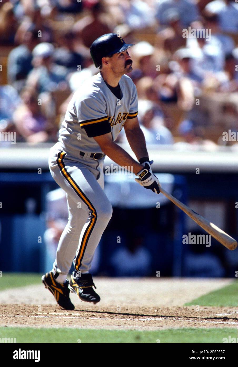 Jeff King of the Pittsburgh Pirates at Dodger Stadium in Los  Angeles,California during the 1996 season. (Larry Goren/Four Seam Images  via AP Images Stock Photo - Alamy