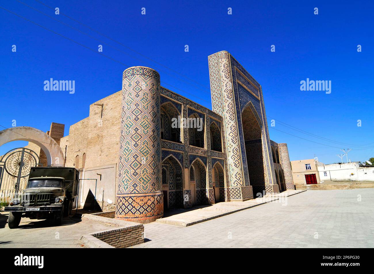 Abdullah Khan Madrasa in Bukhara, Uzbekistan. Stock Photo