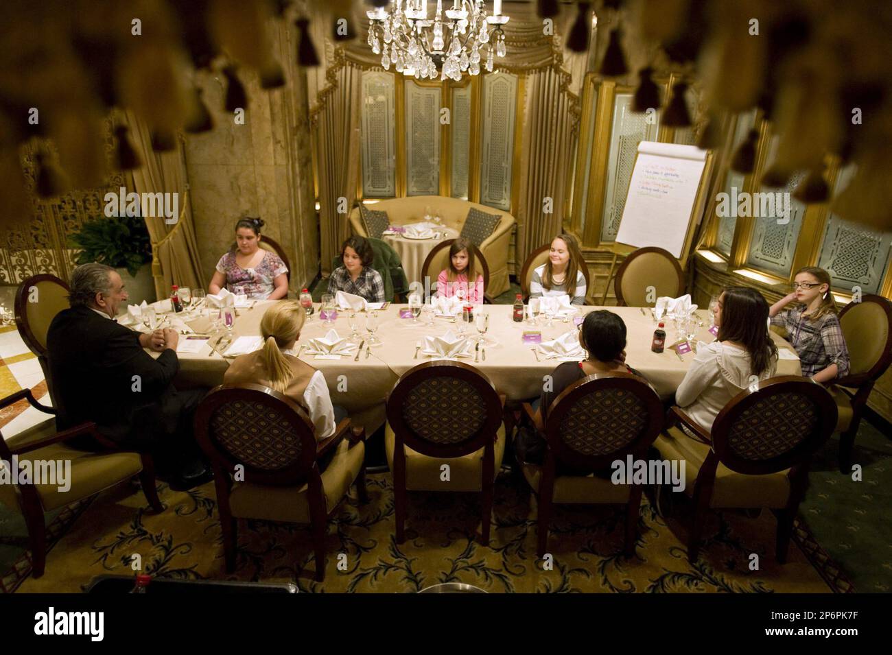 In this photo Saturday, Jan. 21, 2012, Chez Philippe Maître d'hôtel
