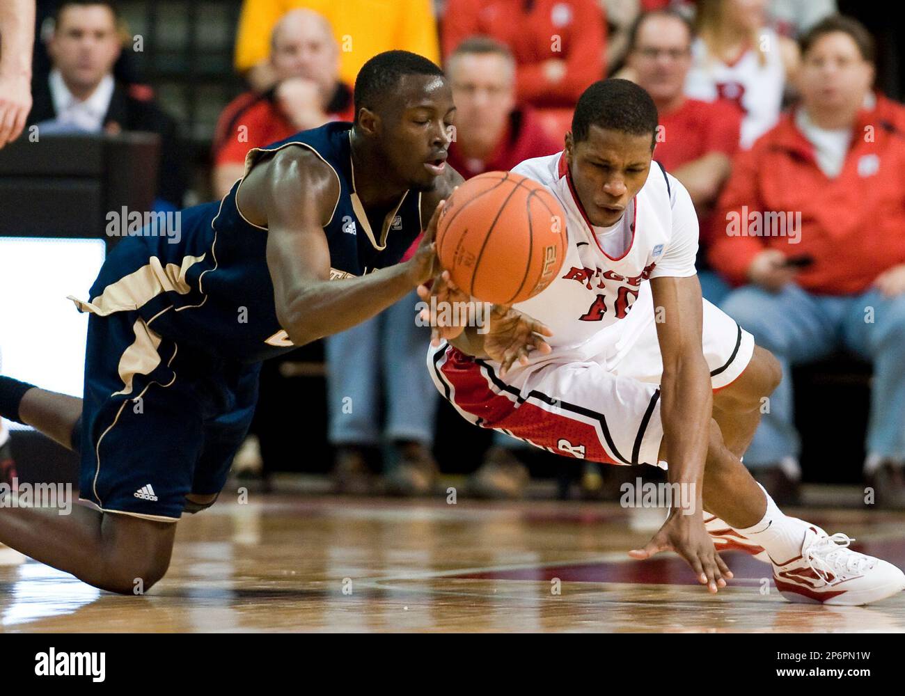 January 16 2012 Rutgers guard forward Mike Poole 10 and Notre