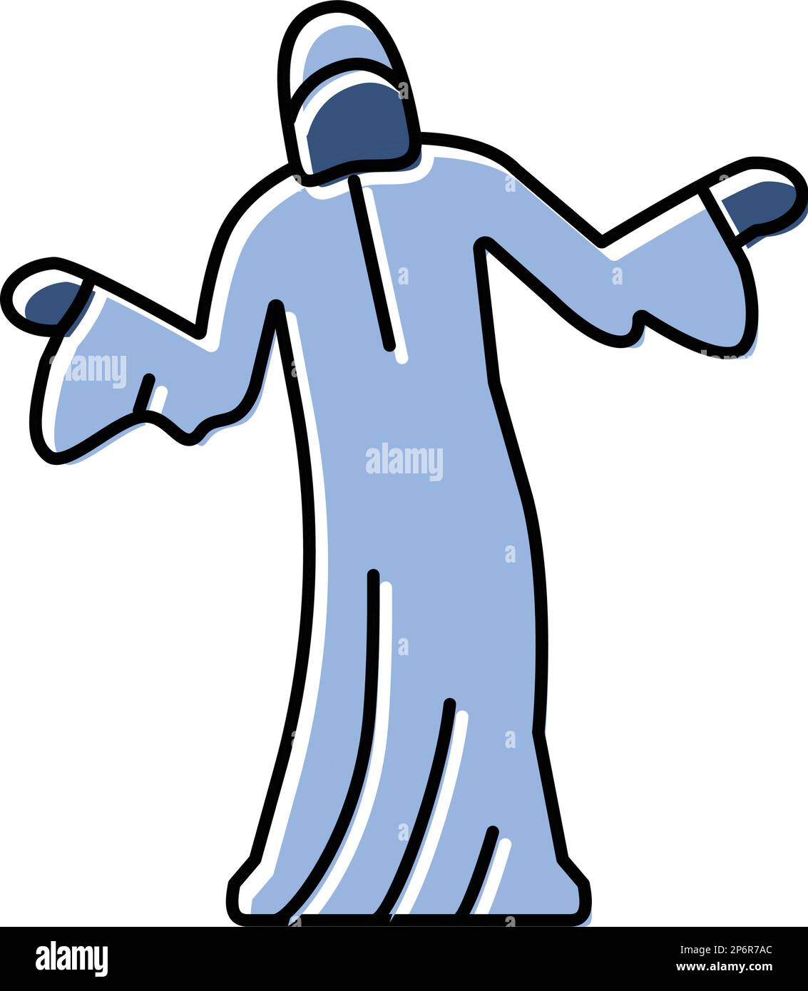 phantom ghost color icon vector illustration Stock Vector Image & Art ...