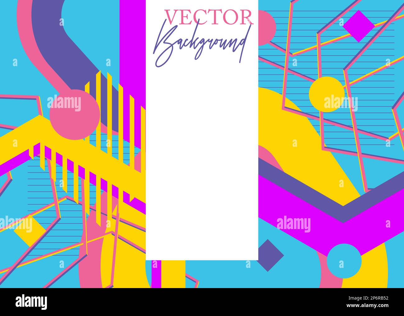 Simple Geometrical elements background design. Vintage minimal ...