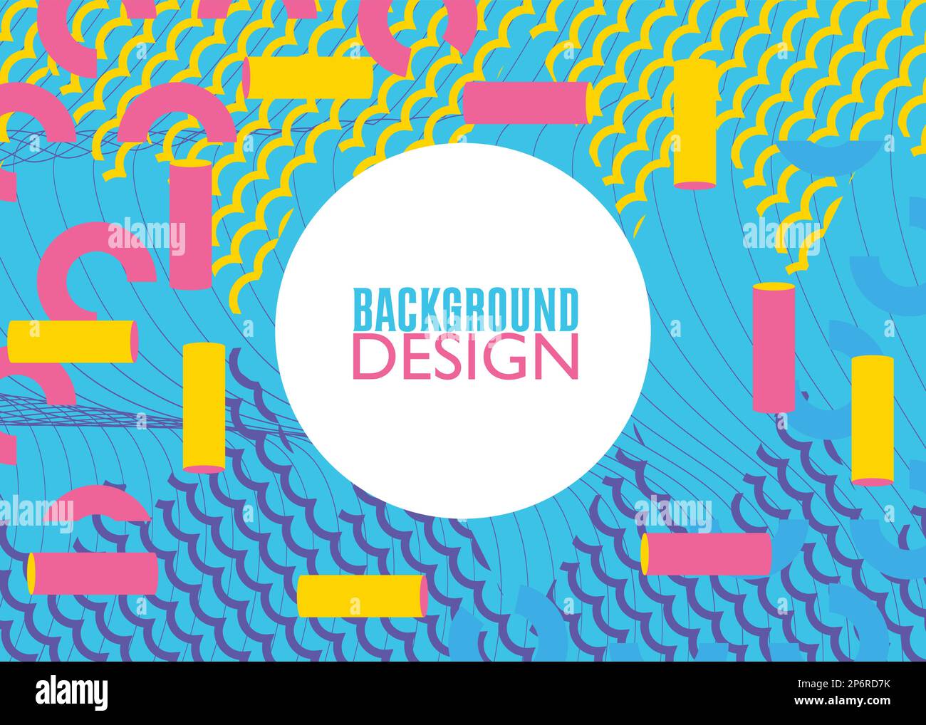 Simple Geometrical elements background design. Vintage minimal ...