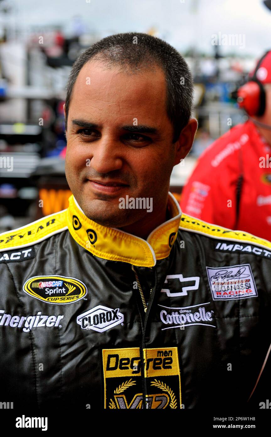 Juan Pablo Montoya during practice for the Sylvania 300 on September 23 ...