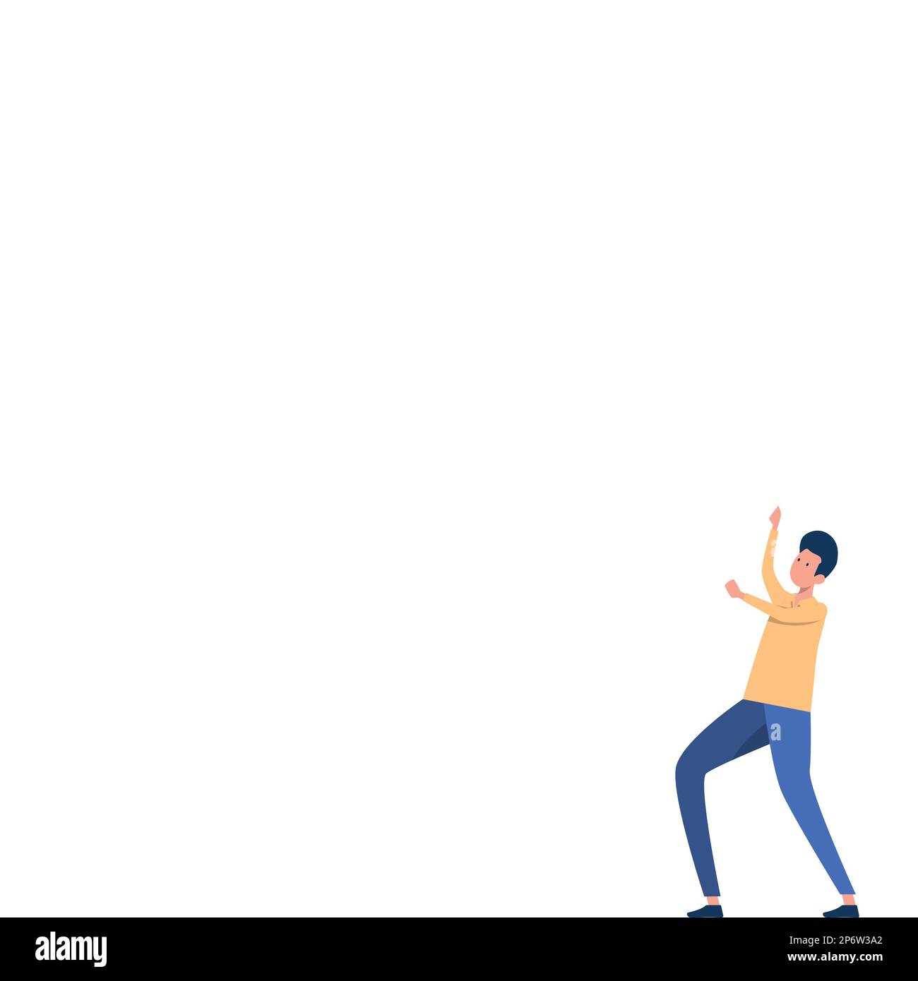 Man dancing alone Cut Out Stock Images & Pictures - Alamy