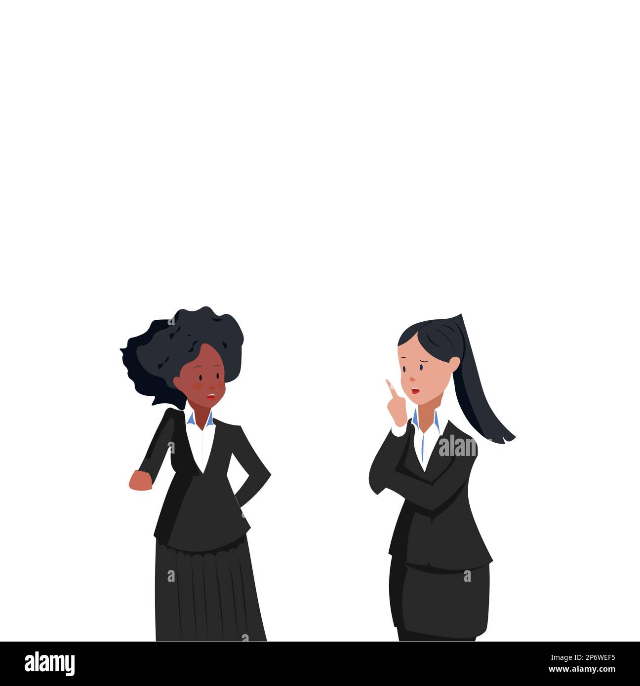 People talking about important things. Colleagues discussing agenda and