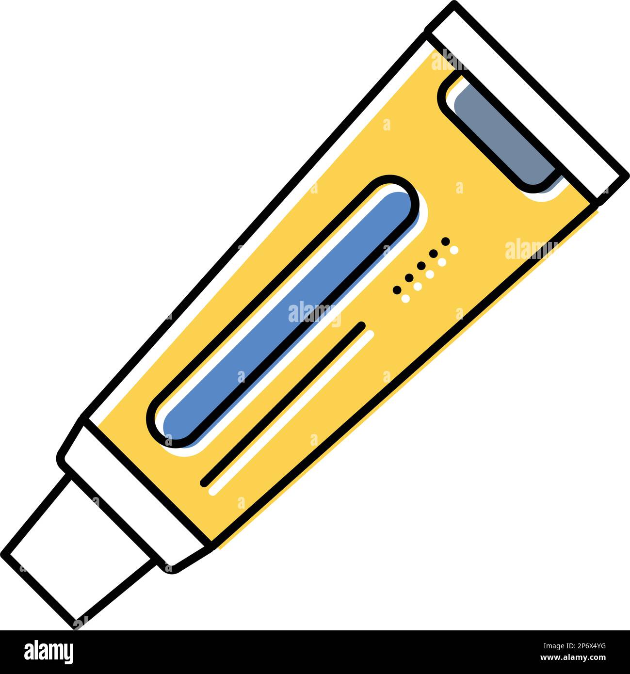 antibiotic ointment color icon vector illustration Stock Vector Image