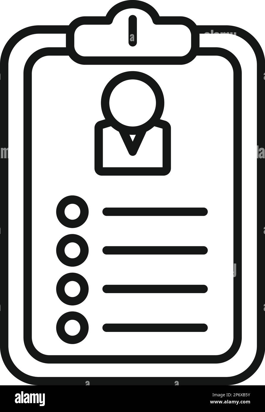 To do list icon outline vector. Human work. Company staff Stock Vector ...