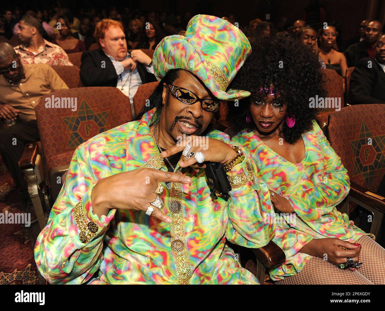 ATLANTA, GA NOVEMBER 17 Musician Bootsy Collins and wife Patti