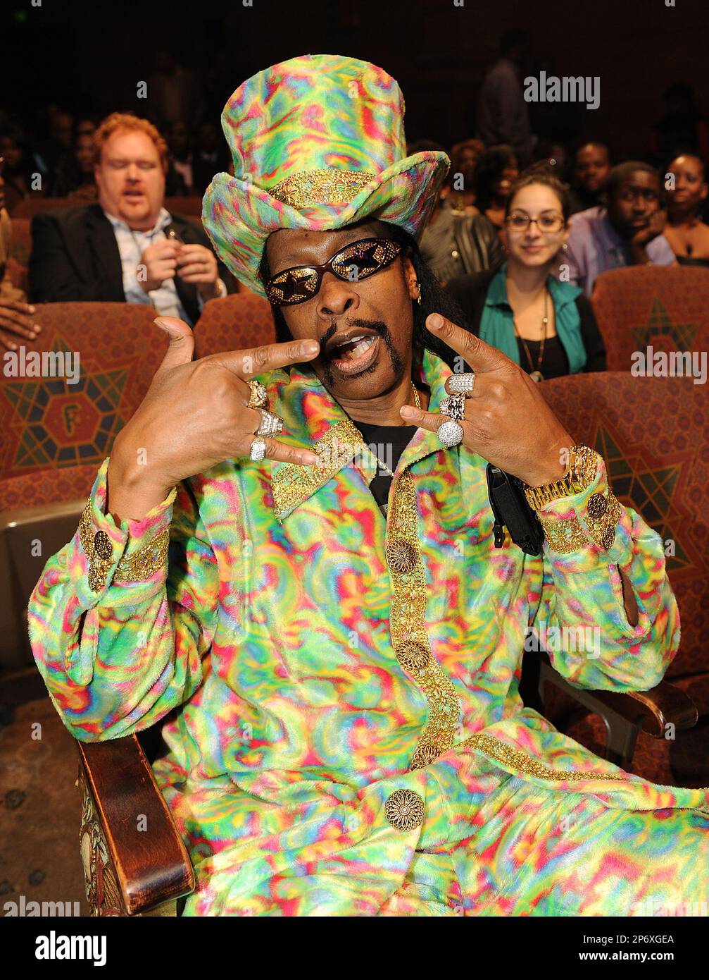 ATLANTA, GA NOVEMBER 17 Musician Bootsy Collins in the audience at
