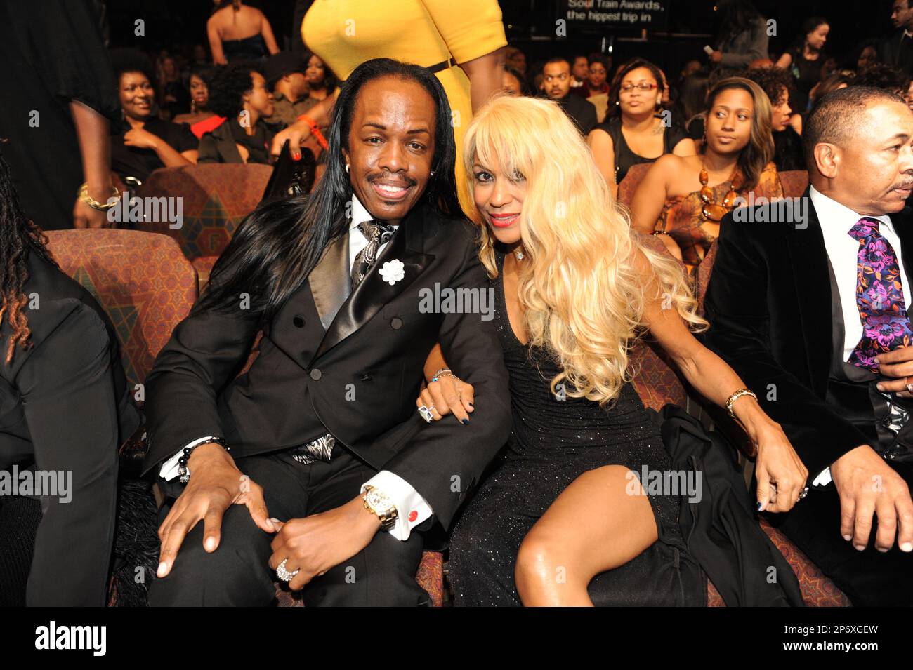 ATLANTA, GA - NOVEMBER 17: Musician Verdine White and wife Shelly Clark