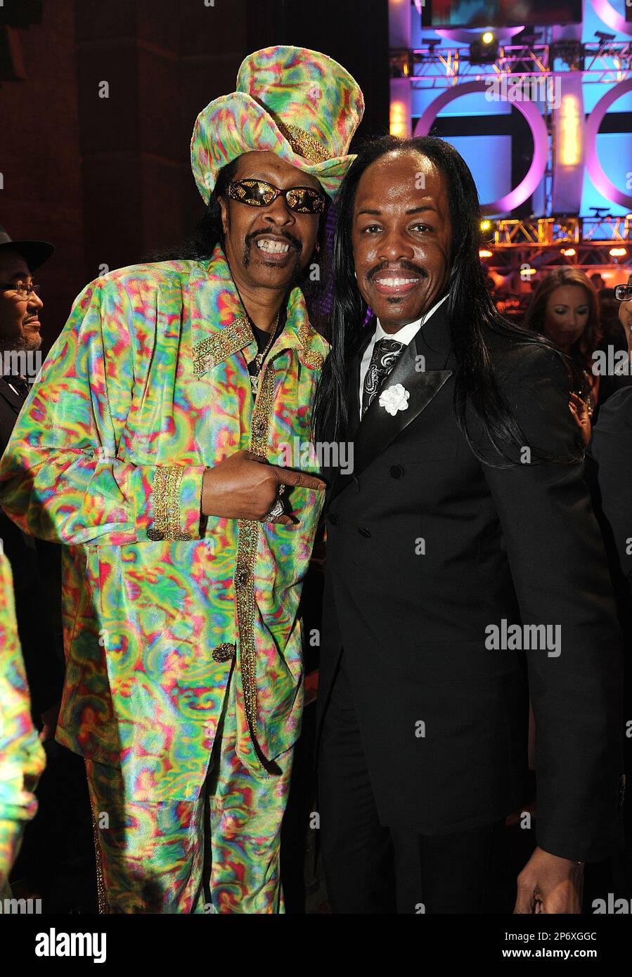 ATLANTA, GA NOVEMBER 17 (LR) Musicians Bootsy Collins and Verdine