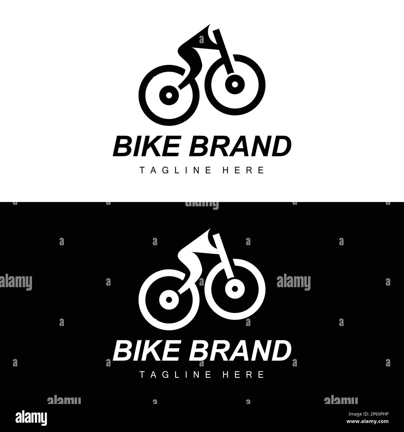 Bicycle Logo, Vehicle Vector, Bicycle Silhouette Icon, Simple Design