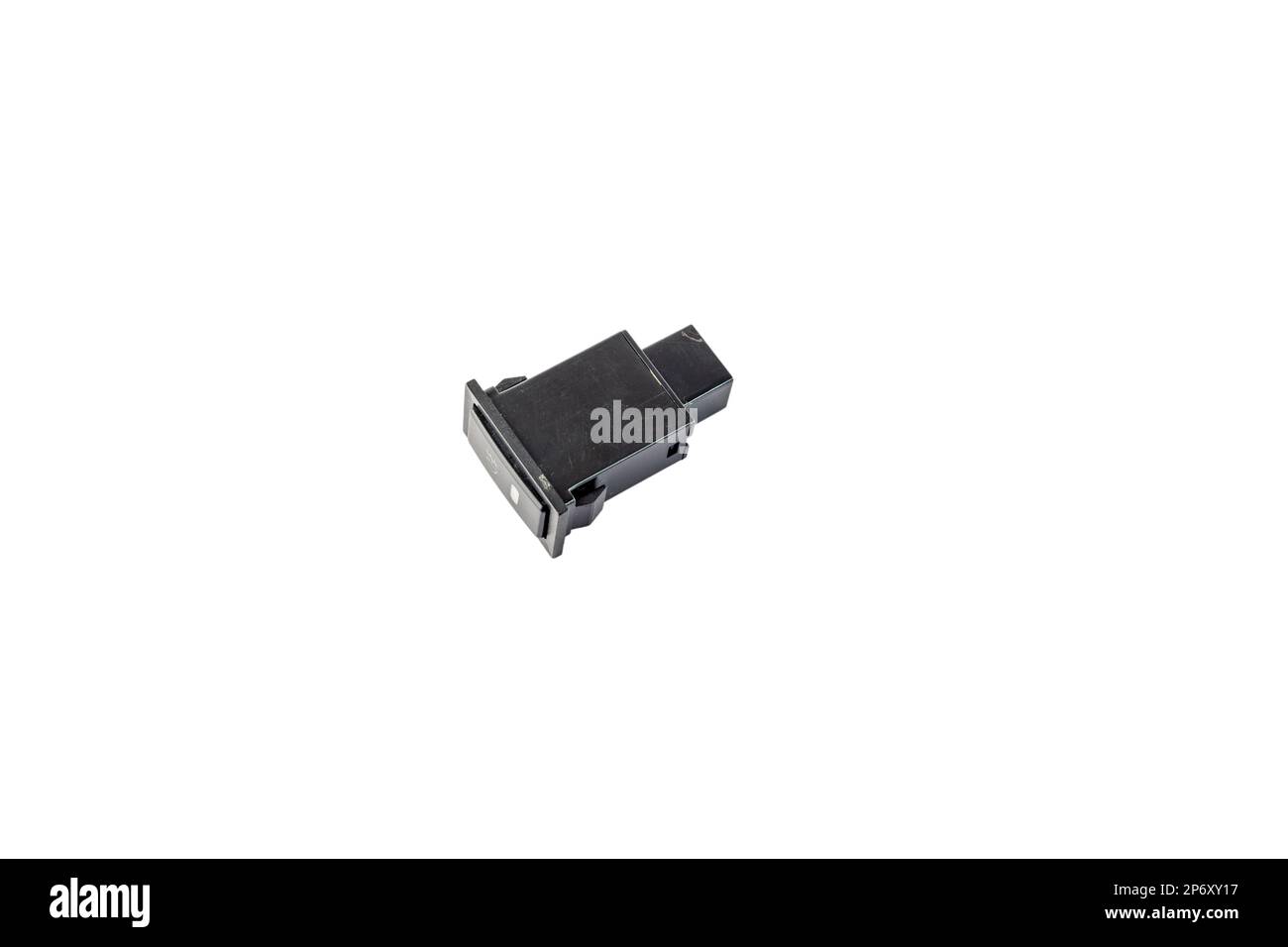 Push switch button with LED light for Fog Lights Stock Photo