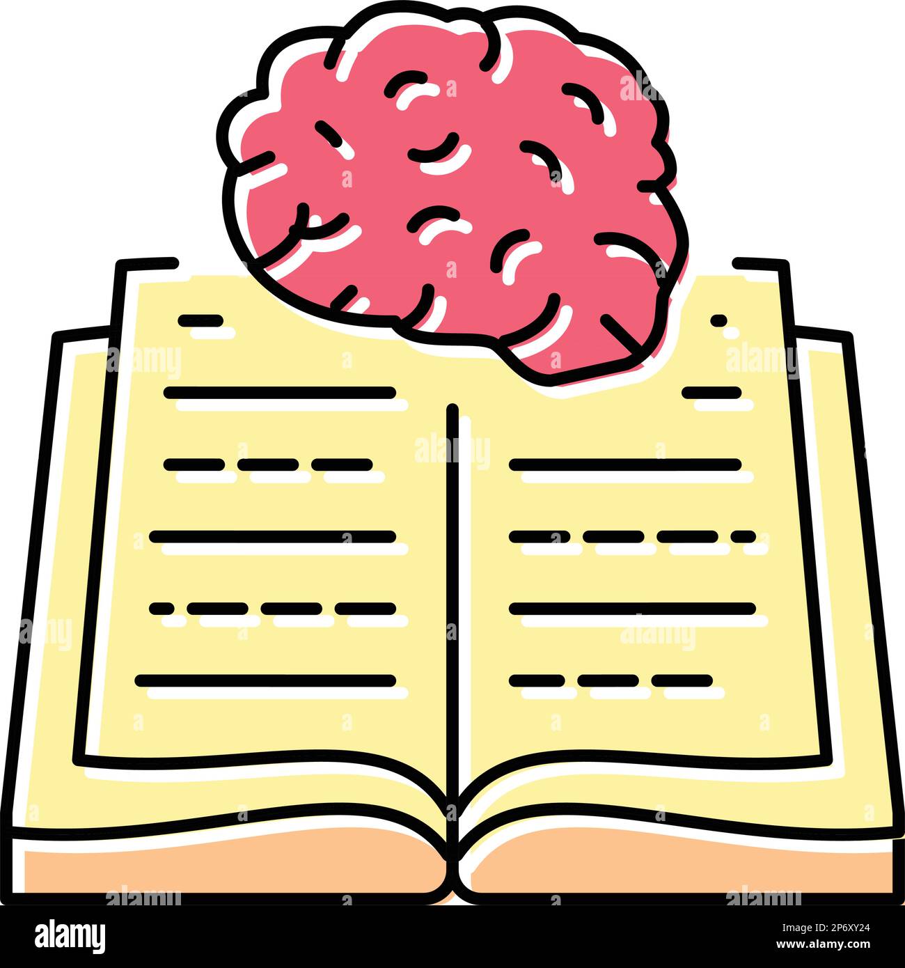 education brain color icon vector illustration Stock Vector Image & Art ...