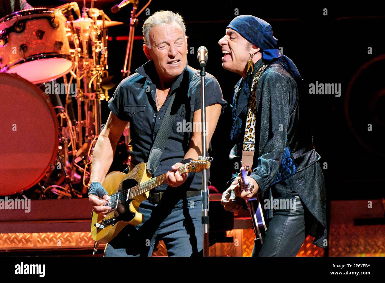 Bruce Springsteen, left, and E Street Band member Steven Van Zandt