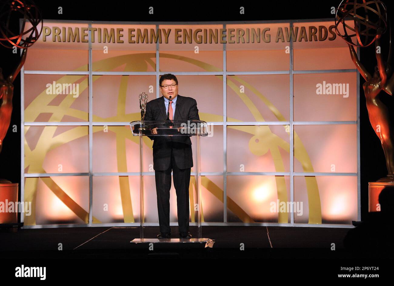 HOLLYWOOD, CA - OCTOBER 26: Andrew G. Setos of FOX accepts the 'Charles ...