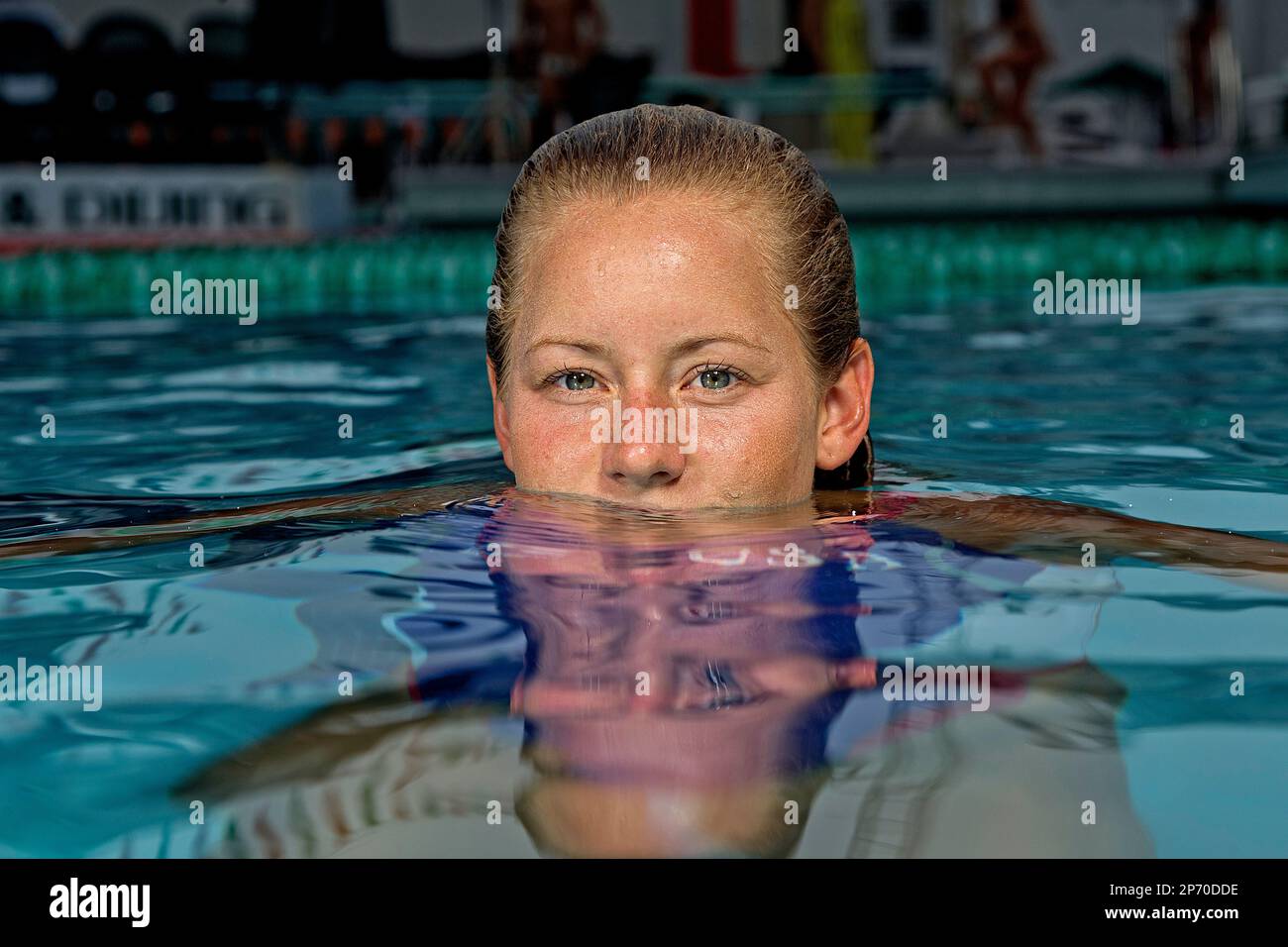 USA Olympic Diver Brittany Viola poses for a photoshoot at the UM