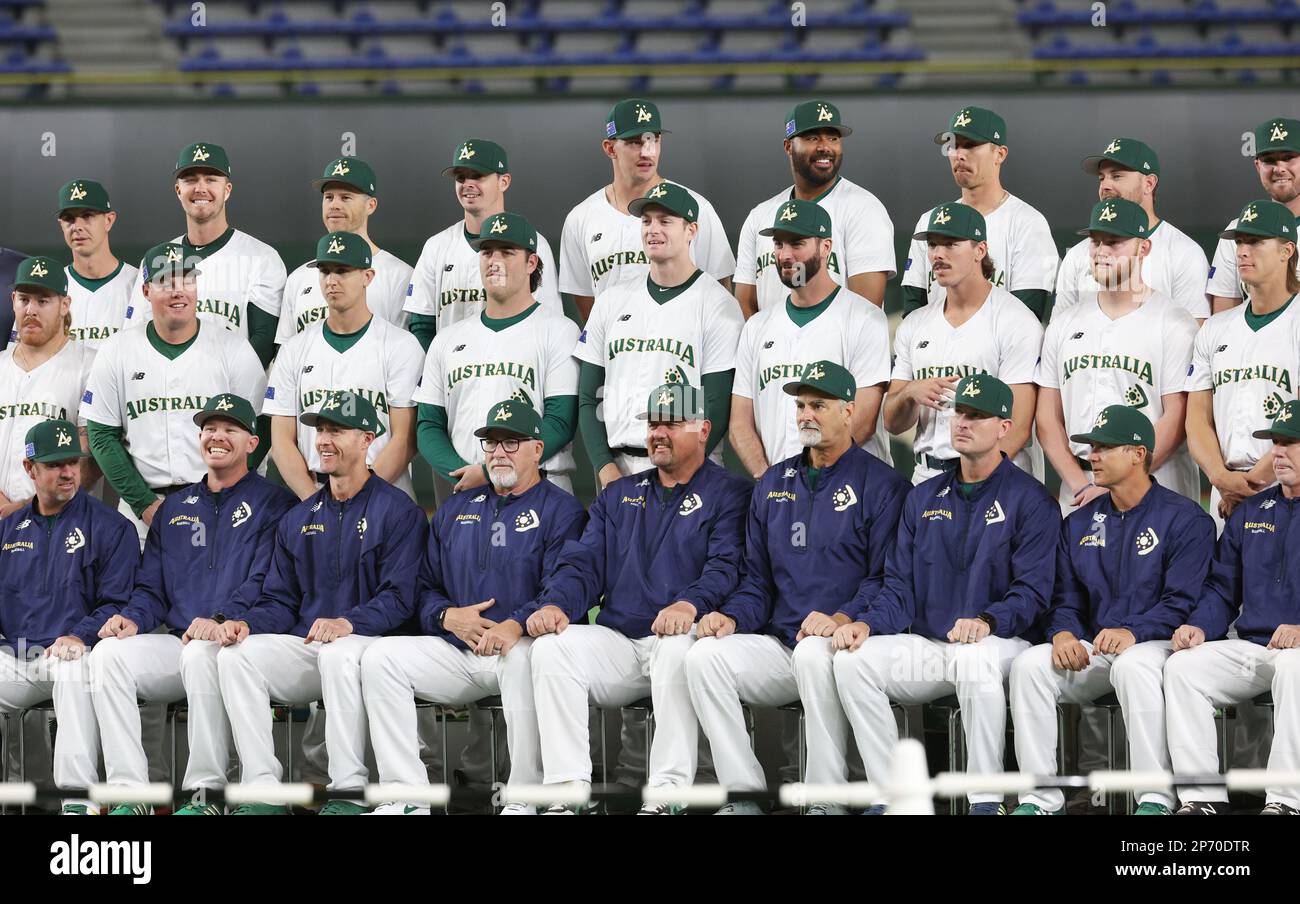 08th Mar, 2023. Australian World Baseball Classic team The Australian