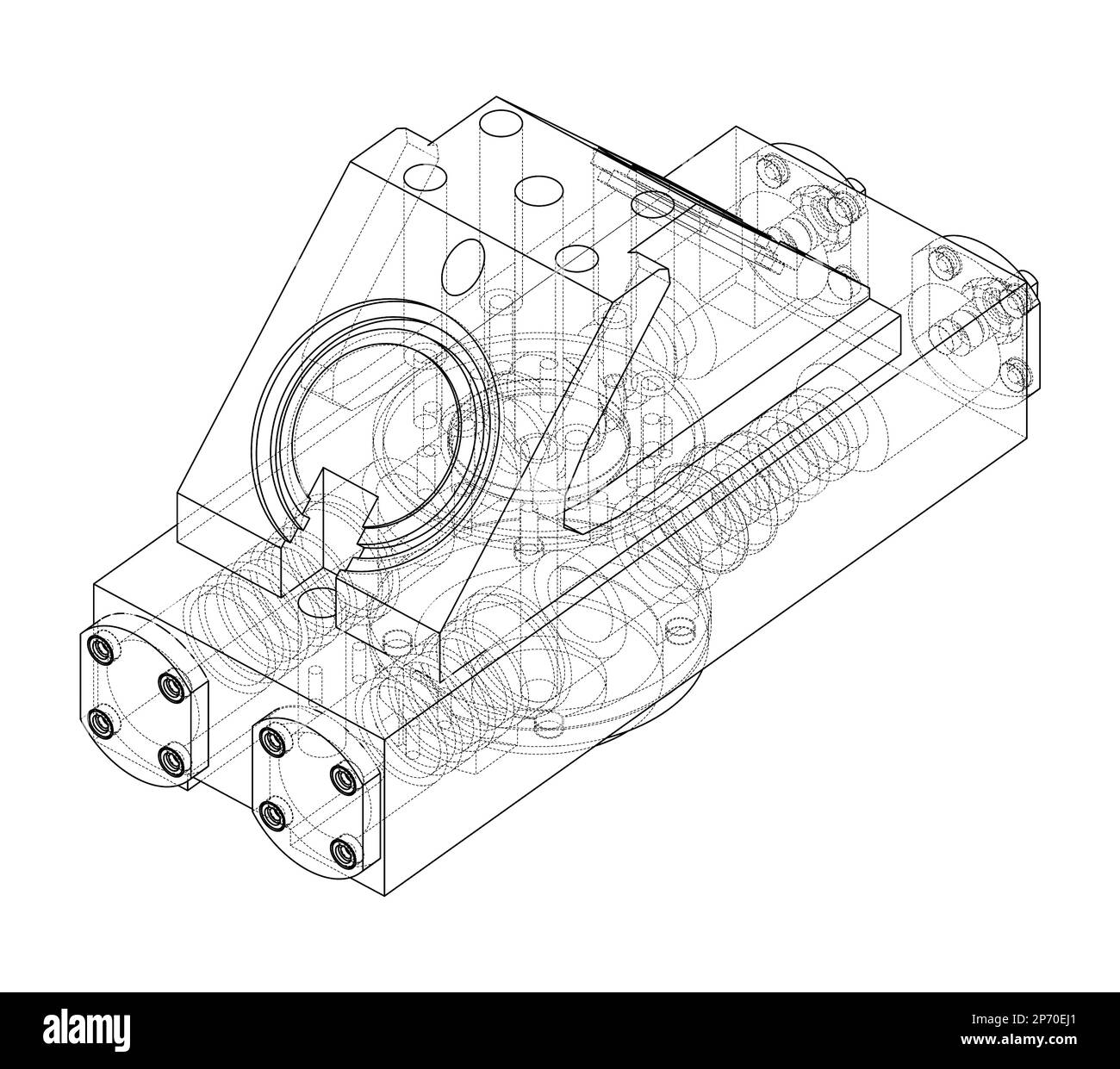 Abstract industry object concept Stock Photo - Alamy