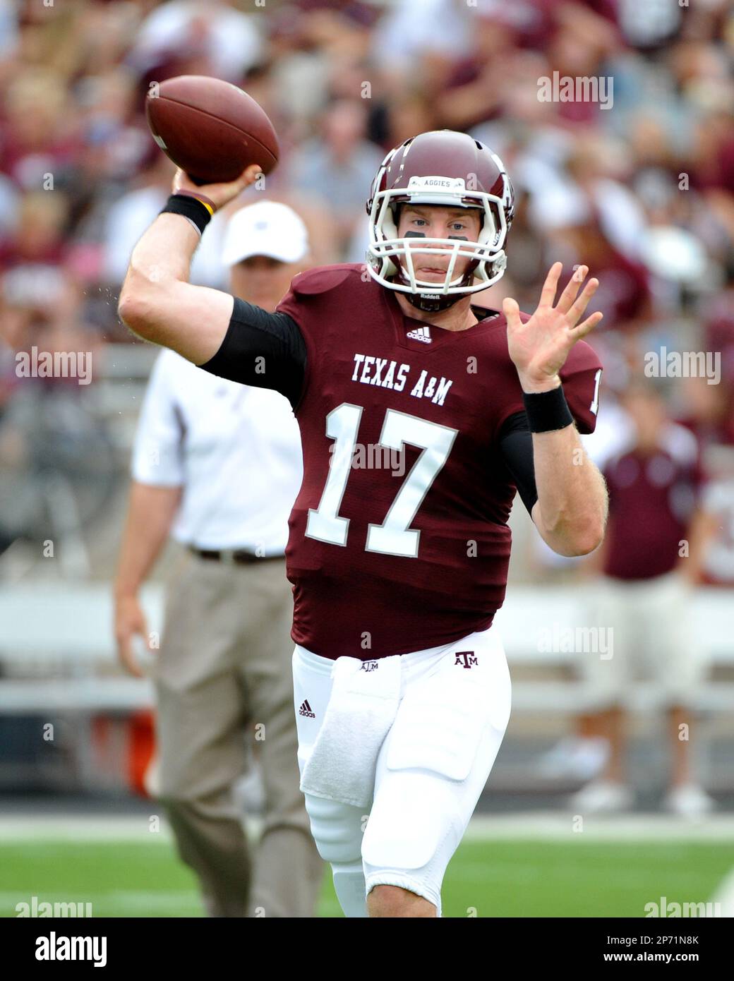 Sept 17, 2011.. Ryan Tannehill #17 of the Texas A&M Aggies vs the Idaho ...