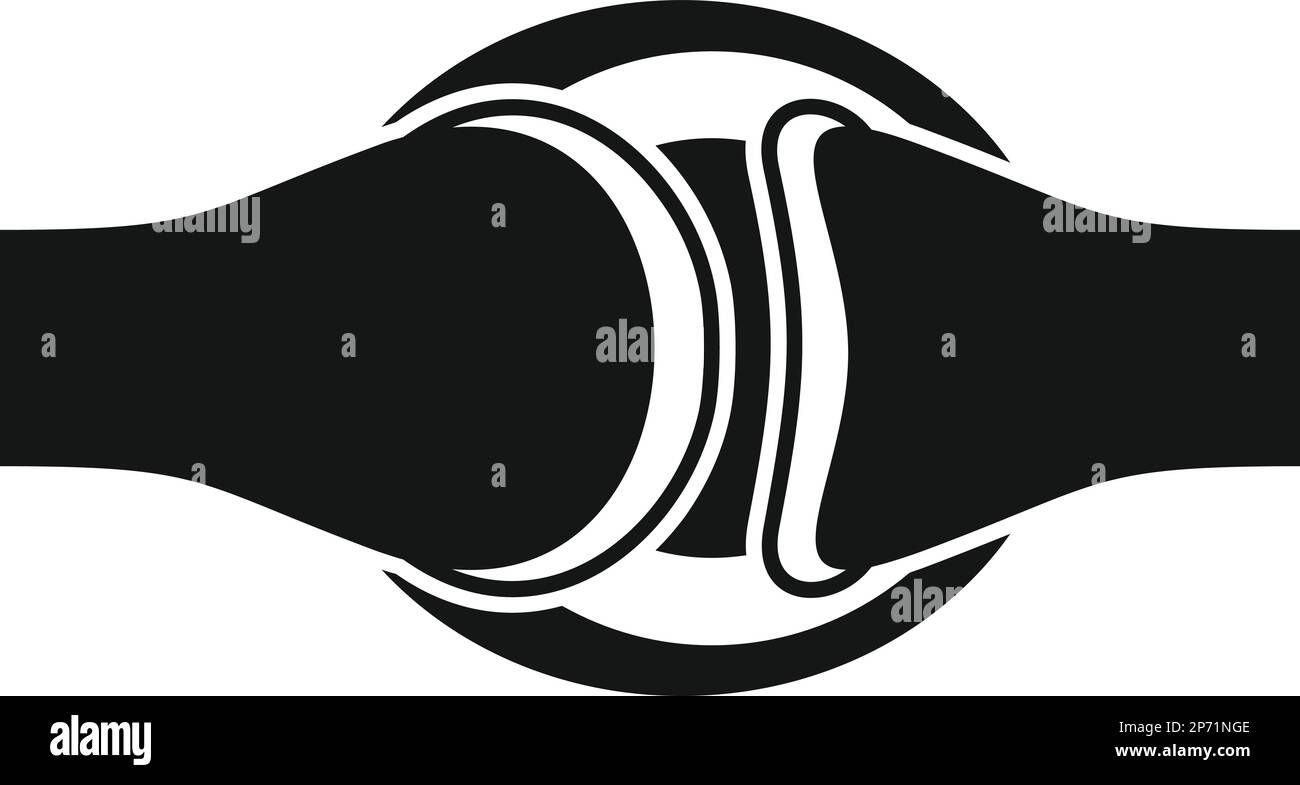 Joint pain icon simple vector. Medical disease. Foot injury Stock