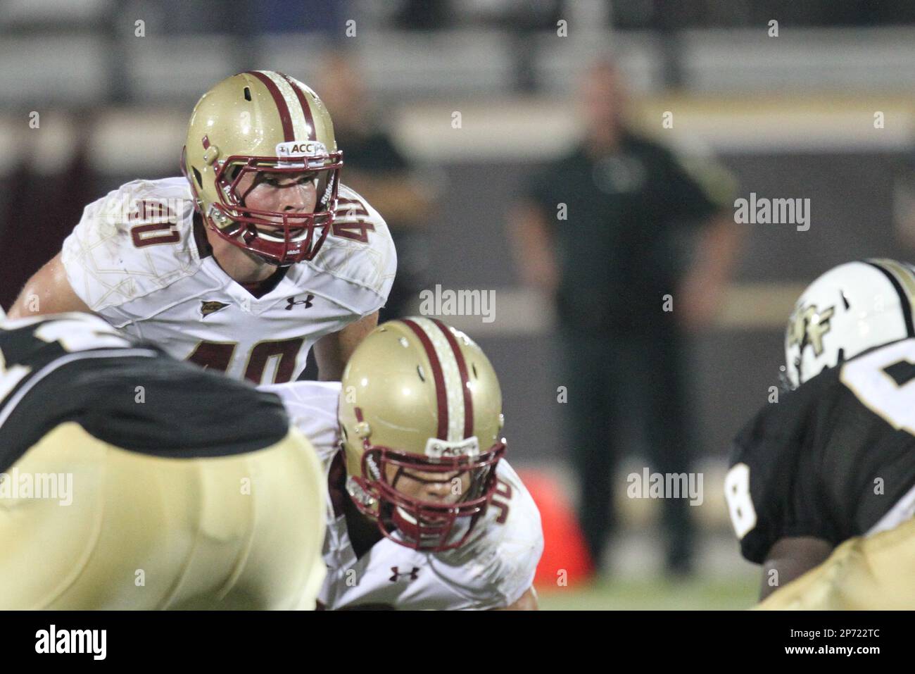 Boston College linebacker Luke Kuechly (40) during an NCAA football