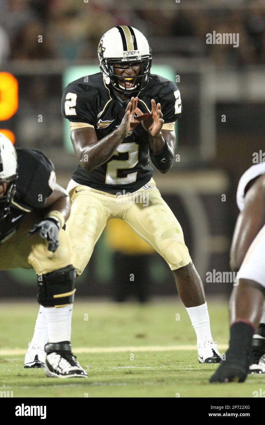 Central Florida quarterback Jeff Godfrey (2) during an NCAA football