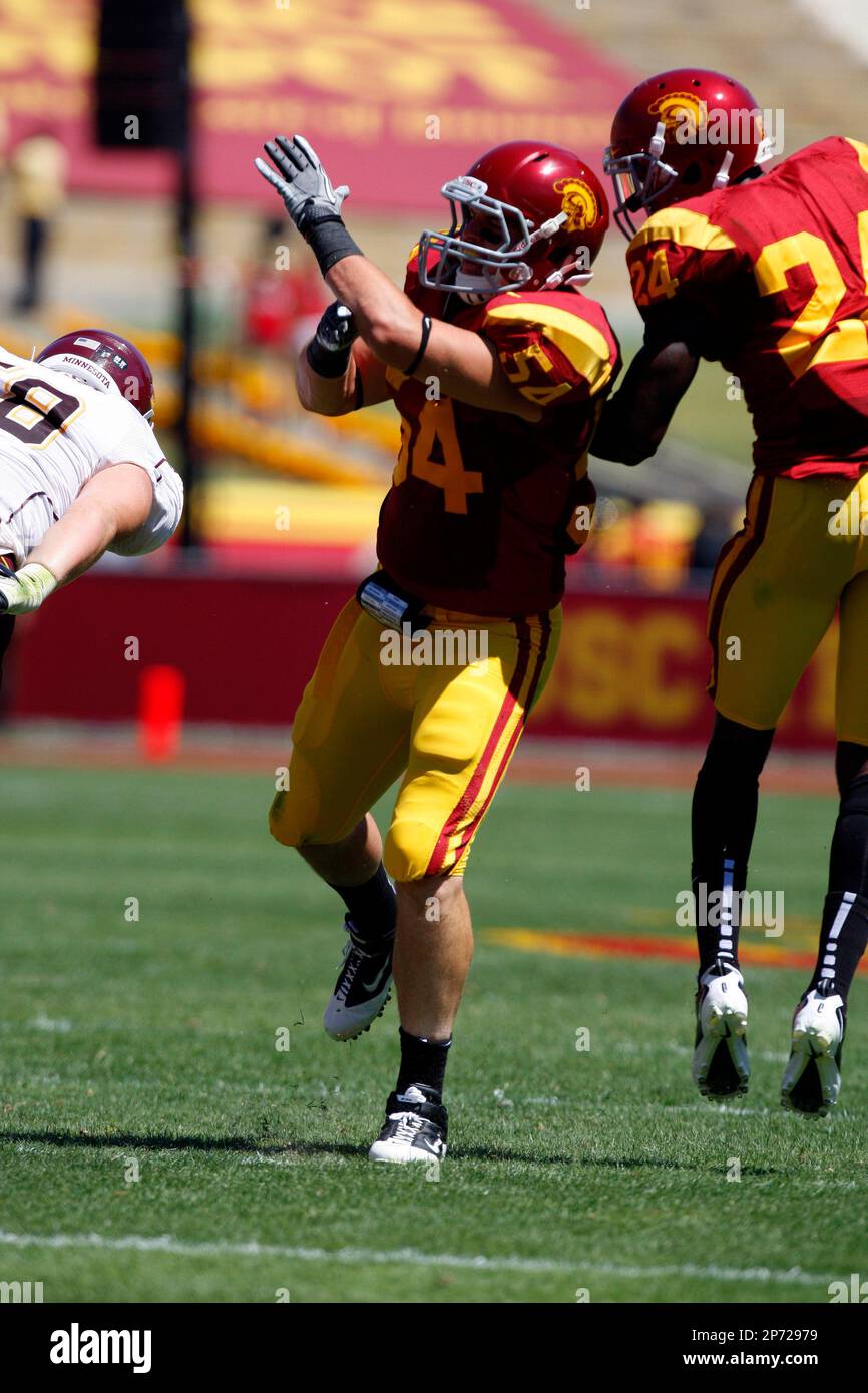 September 03, 2011 Chris Galippo 54 of the USC Trojans in action