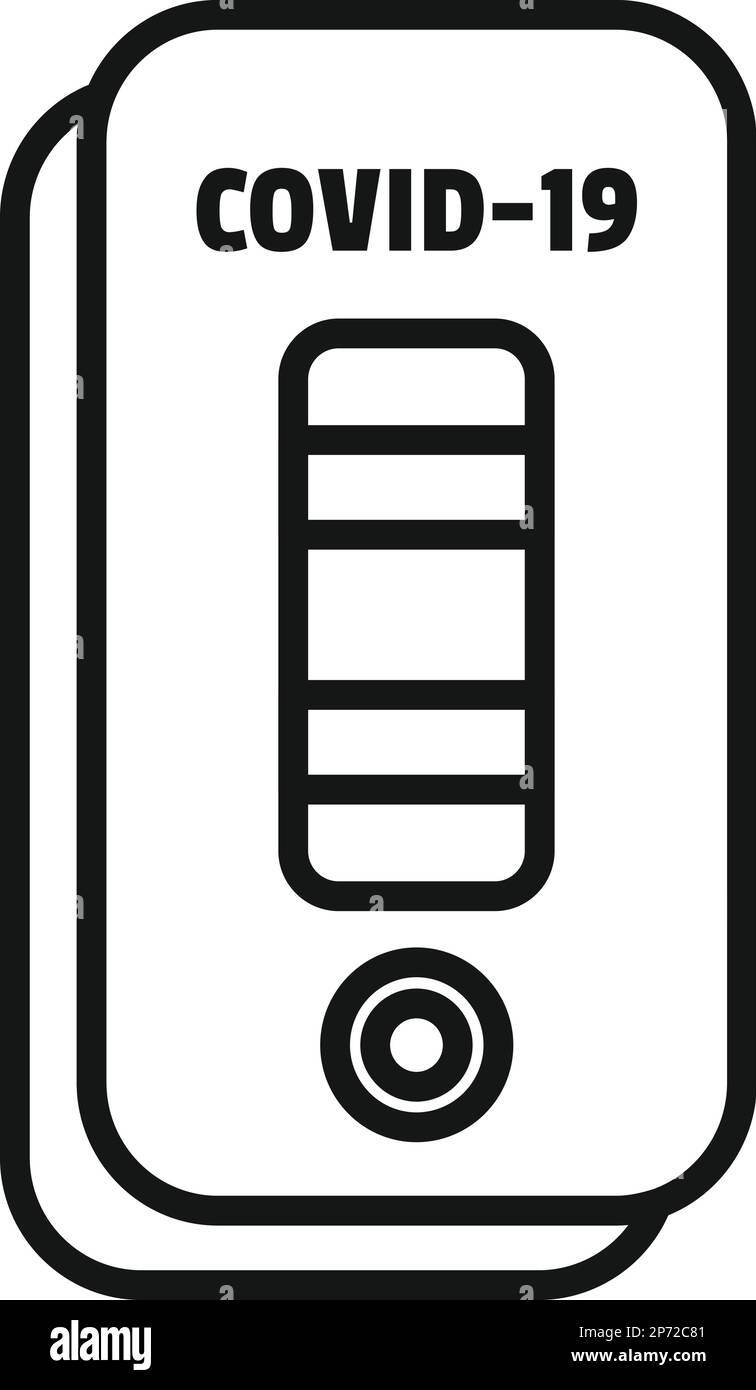 Check lab test icon outline vector. Corona virus. Doctor check Stock ...